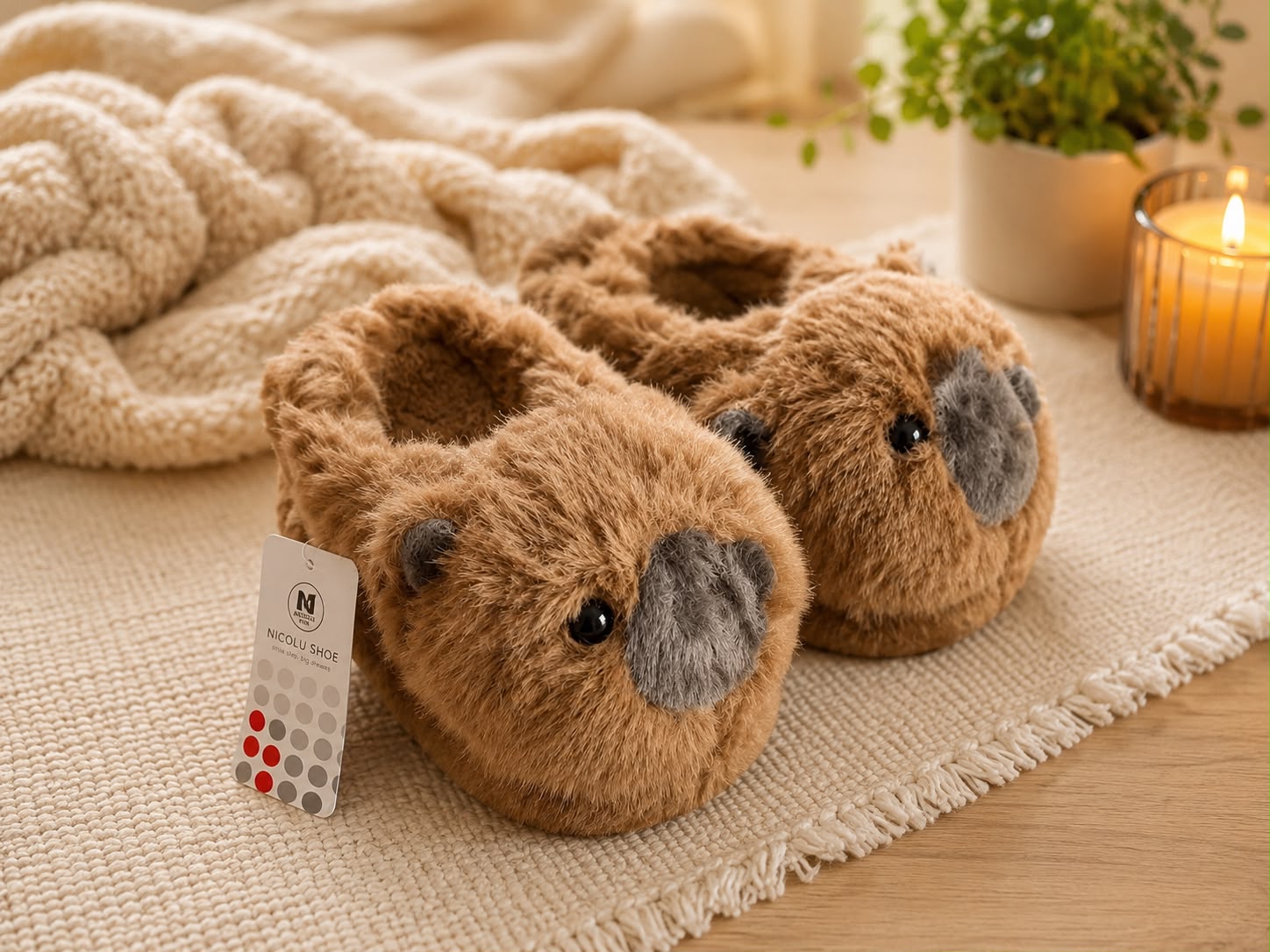 pantuflas-capibara-de-peluche