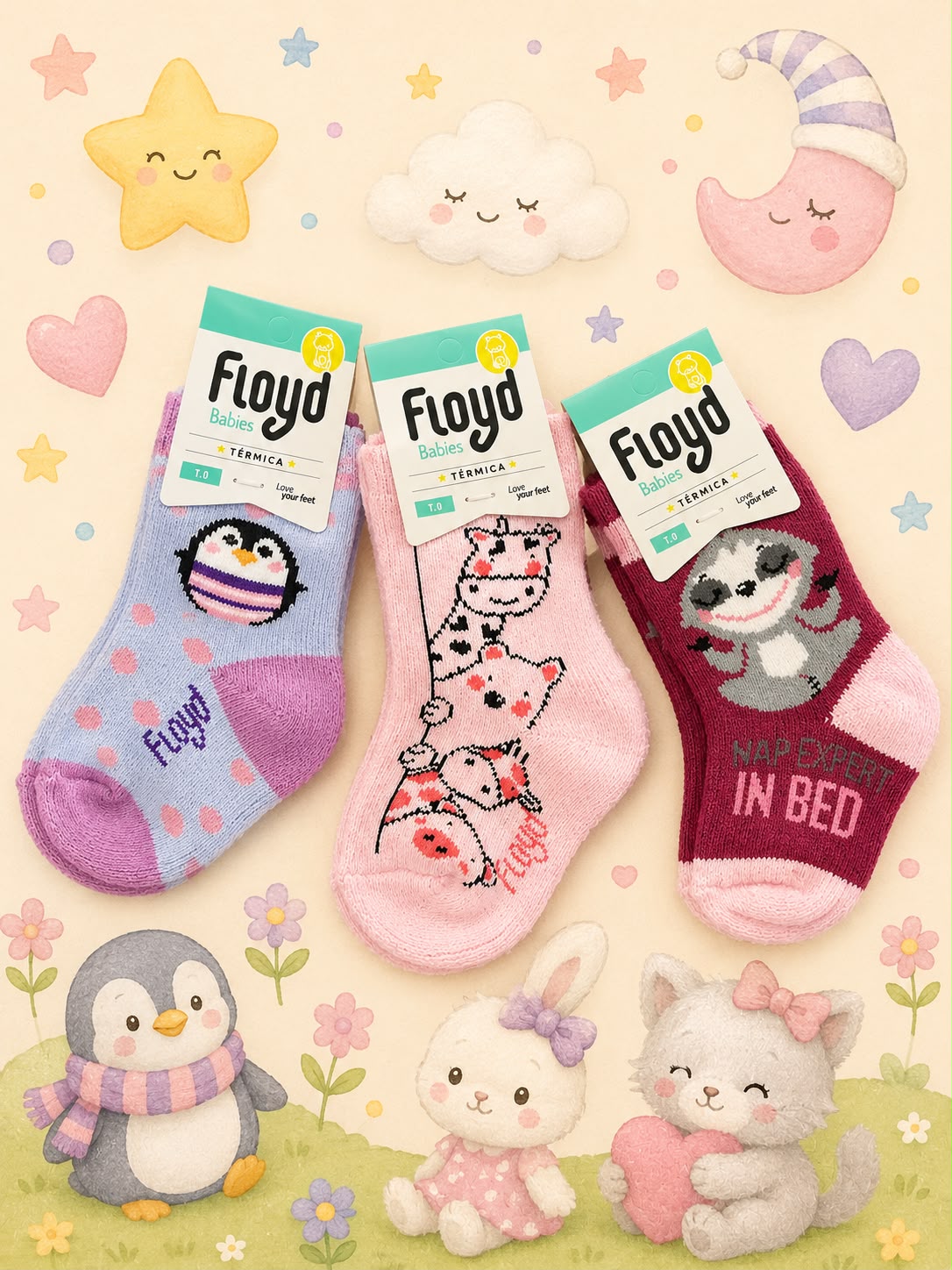 pack-x-3-medias-infantiles-estampadas-floyd-babies